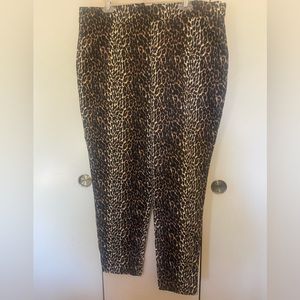 Vixen - Cigarette leopard pants